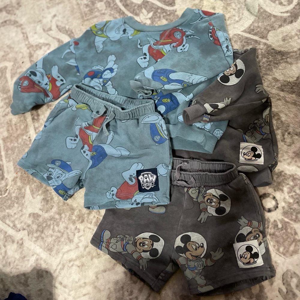 2t sweatshirt/short bundle